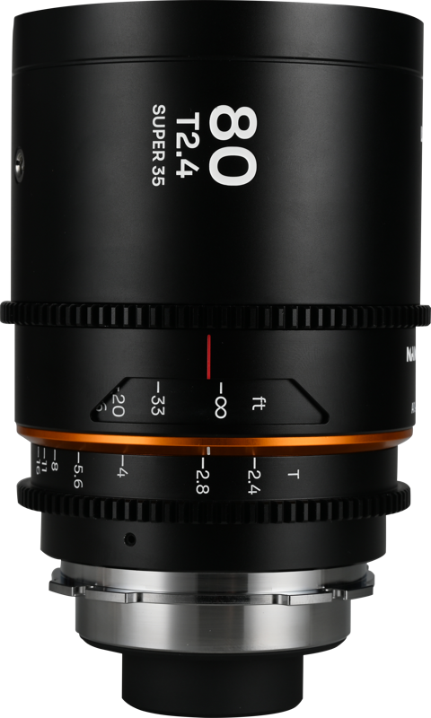 Laowa Nanomorph&nbsp;80mm&nbsp;T2.4&nbsp;1.5X&nbsp;S35 (Amber) - Arri PL/Canon EF