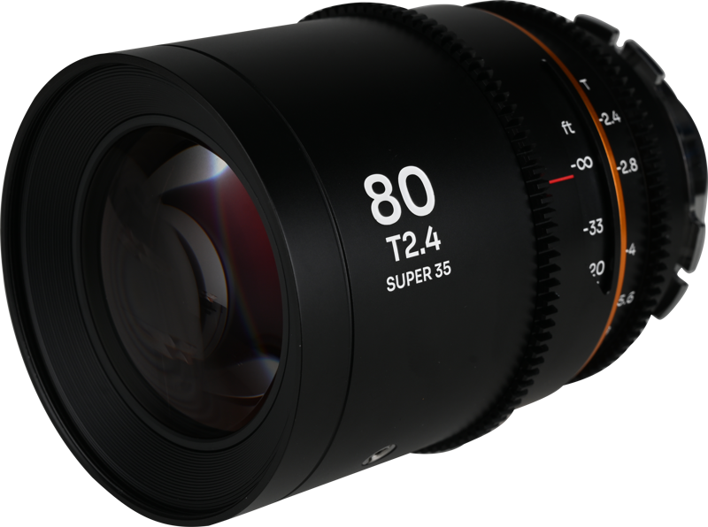 Laowa Nanomorph&nbsp;80mm&nbsp;T2.4&nbsp;1.5X&nbsp;S35 (Amber) - Arri PL/Canon EF - 3