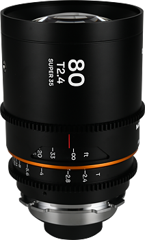 Laowa Nanomorph&nbsp;80mm&nbsp;T2.4&nbsp;1.5X&nbsp;S35 (Amber) - Arri PL/Canon EF