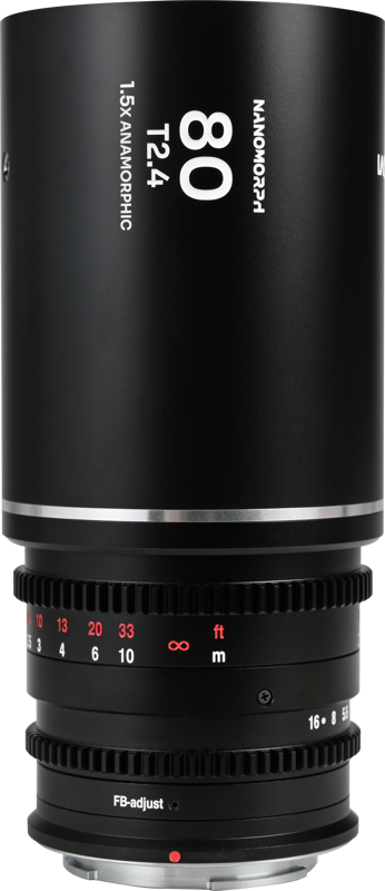 Laowa Nanomorph&nbsp;80mm&nbsp;T2.4&nbsp;1.5X&nbsp;S35 (Silver) - Sony E