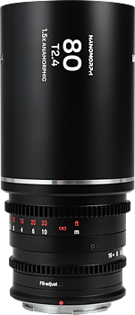 Laowa Nanomorph&nbsp;80mm&nbsp;T2.4&nbsp;1.5X&nbsp;S35 (Silver) - Fuji X
