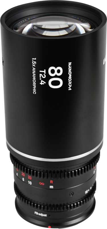Laowa Nanomorph&nbsp;80mm&nbsp;T2.4&nbsp;1.5X&nbsp;S35 (Silver) - Canon RF - 2