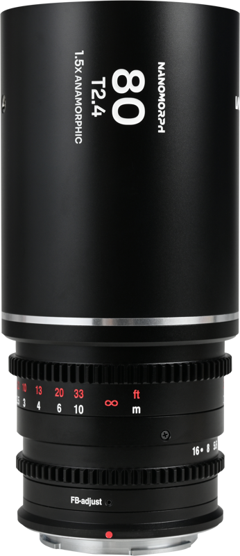 Laowa Nanomorph&nbsp;80mm&nbsp;T2.4&nbsp;1.5X&nbsp;S35 (Silver) - DL - 2