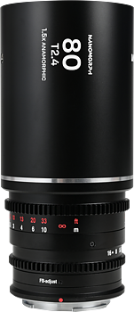 Laowa Nanomorph&nbsp;80mm&nbsp;T2.4&nbsp;1.5X&nbsp;S35 (Silver) - DL