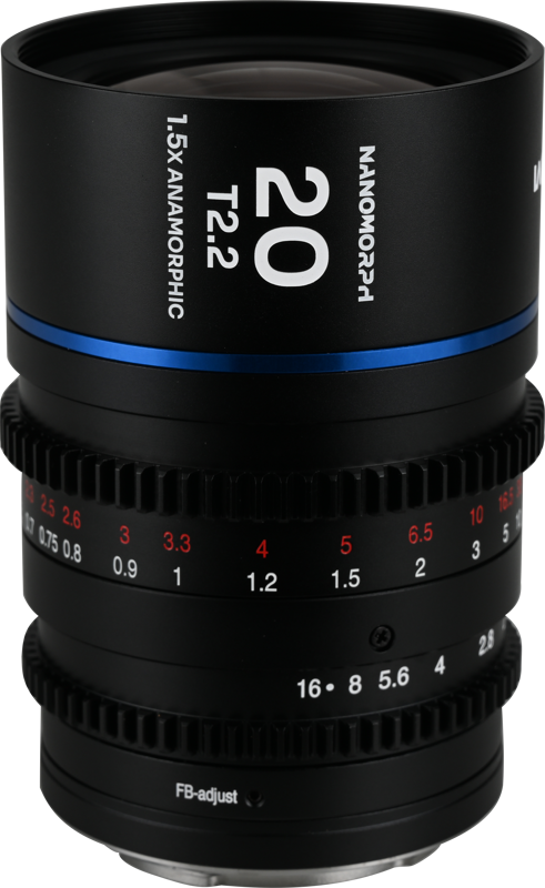 Laowa Nanomorph&nbsp;20mm&nbsp;T2.2&nbsp;1.5X&nbsp;MFT (Blue) - MFT - 2