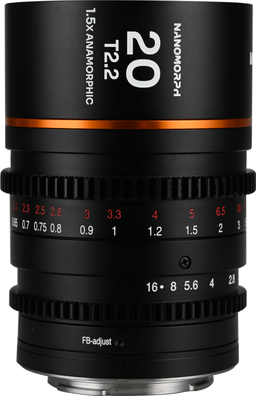 Laowa Nanomorph&nbsp;20mm&nbsp;T2.2&nbsp;1.5X&nbsp;MFT (Amber) - MFT