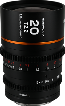 Laowa Nanomorph&nbsp;20mm&nbsp;T2.2&nbsp;1.5X&nbsp;MFT (Amber) - MFT