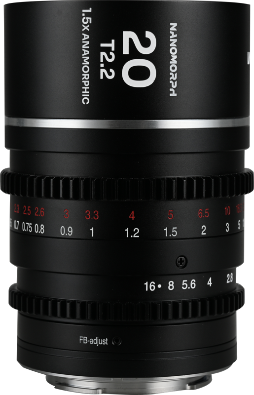 Laowa Nanomorph&nbsp;20mm&nbsp;T2.2&nbsp;1.5X&nbsp;MFT (Silver) - MFT