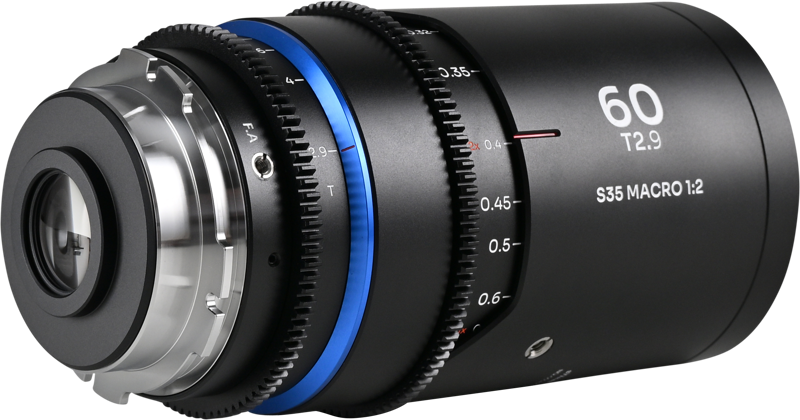 Laowa Nanomorph 60mm T2.9 1.5X S35 Macro 1:2 (Blue) - Arri PL/Canon EF - 4