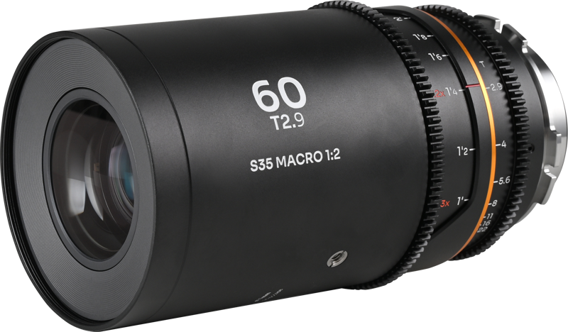 Laowa Nanomorph 60mm T2.9 1.5X S35 Macro 1:2 (Amber) - Arri PL/Canon EF - 3