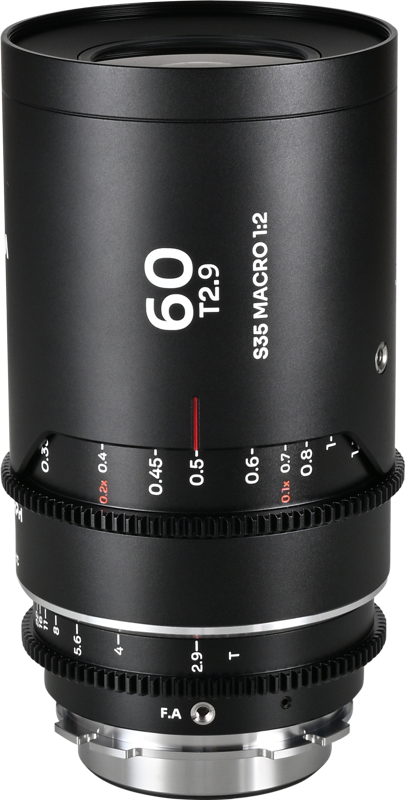 Laowa Nanomorph 60mm T2.9 1.5X S35 Macro 1:2 (Silver) - Arri PL/Canon EF - 2