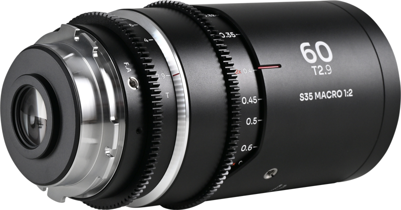 Laowa Nanomorph 60mm T2.9 1.5X S35 Macro 1:2 (Silver) - Arri PL/Canon EF - 4