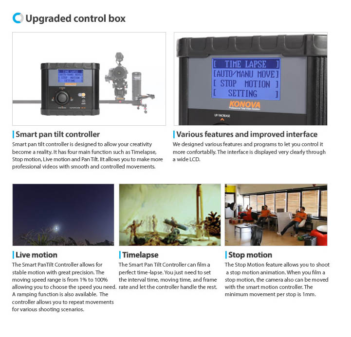 Smart Motion Pan Tilt Timelapse controller Bundle - 7