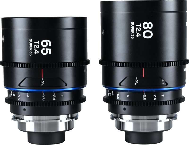Laowa Nanomorph&nbsp;S35 Prime&nbsp;2-Lens&nbsp;Bundle &nbsp;(65mm,80mm) (Blue) - Arri PL/Canon EF – för filmskapare