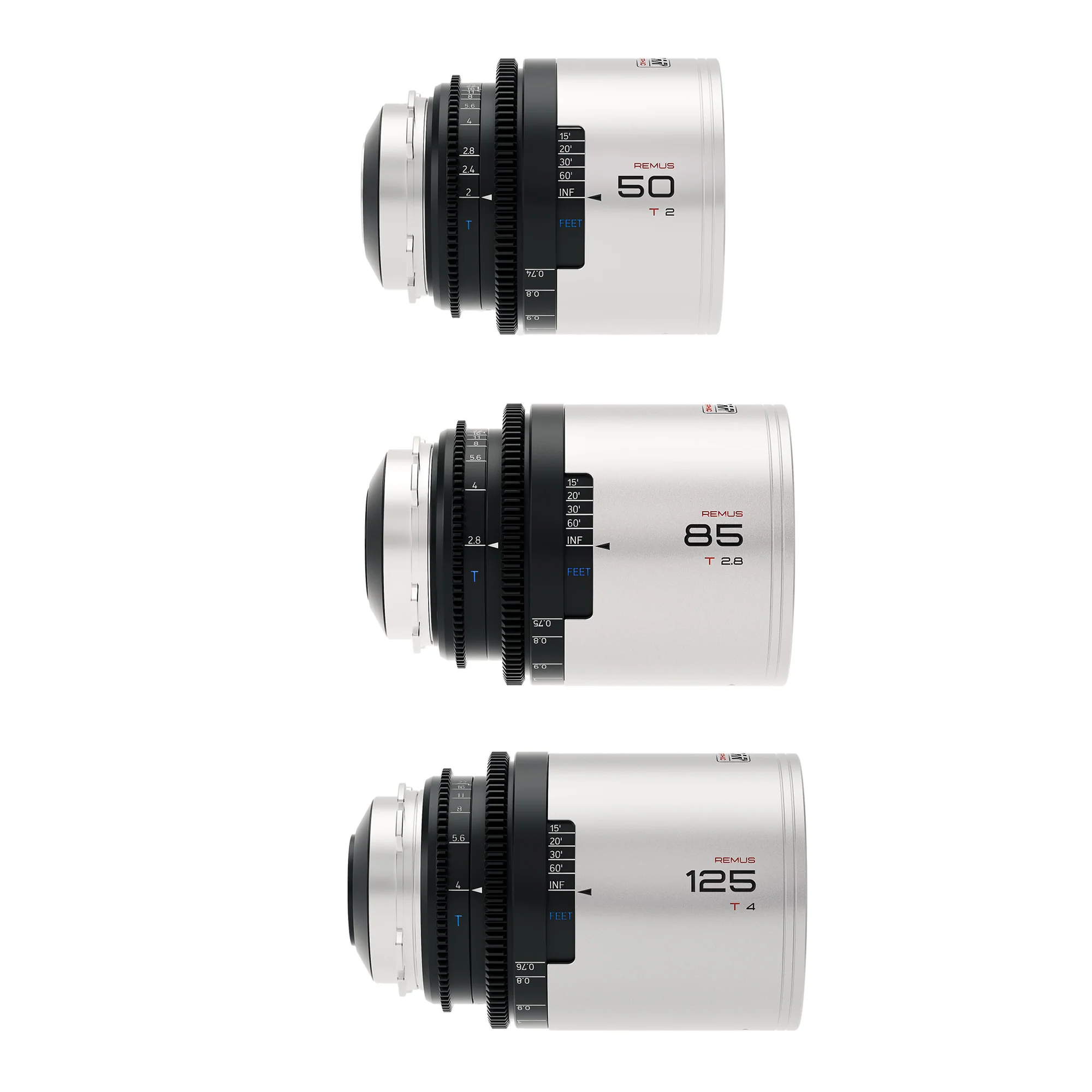 Blazar Remus 1.5x Full Frame Anamorphic 50/85/125mm 3 Lins B Kit - 2