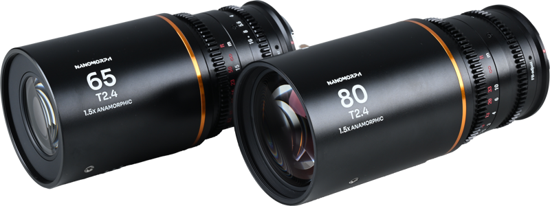 Laowa Nanomorph&nbsp;S35 Prime&nbsp;2-Lens&nbsp;Bundle &nbsp;(65mm,80mm) (Amber) - Canon RF - 2