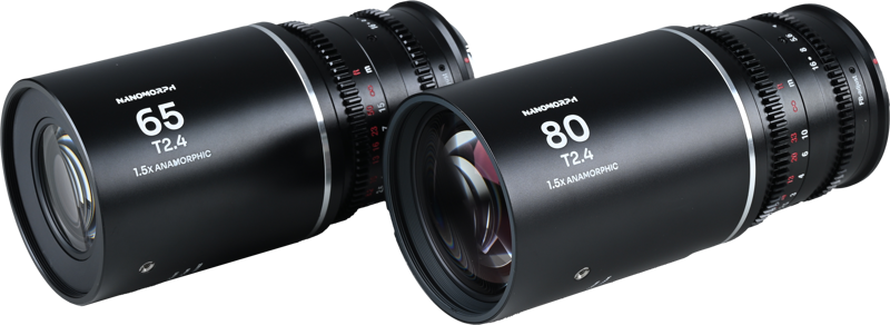 Laowa Nanomorph&nbsp;S35 Prime&nbsp;2-Lens&nbsp;Bundle &nbsp;(65mm,80mm) (Silver) - Sony E - 2