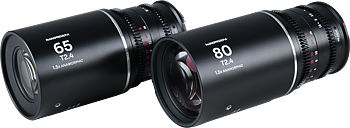 Laowa Nanomorph&nbsp;S35 Prime&nbsp;2-Lens&nbsp;Bundle &nbsp;(65mm,80mm) (Silver) - L Mount
