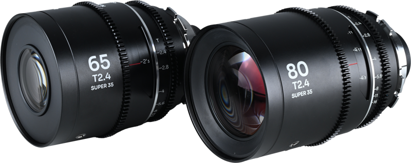 Laowa Nanomorph&nbsp;S35 Prime&nbsp;2-Lens&nbsp;Bundle &nbsp;(65mm,80mm) (Silver) - Arri PL/Canon EF - 2