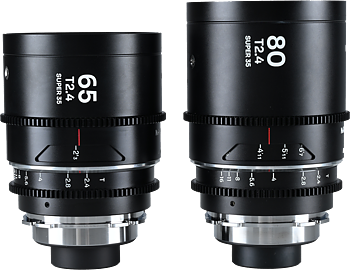 Laowa Nanomorph&nbsp;S35 Prime&nbsp;2-Lens&nbsp;Bundle &nbsp;(65mm,80mm) (Silver) - Arri PL/Canon EF