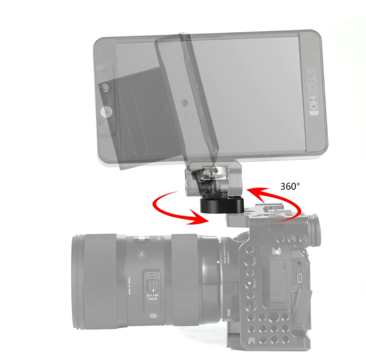 SmallRig Swivel and Tilt Monitor Mount BSE2294 - 5