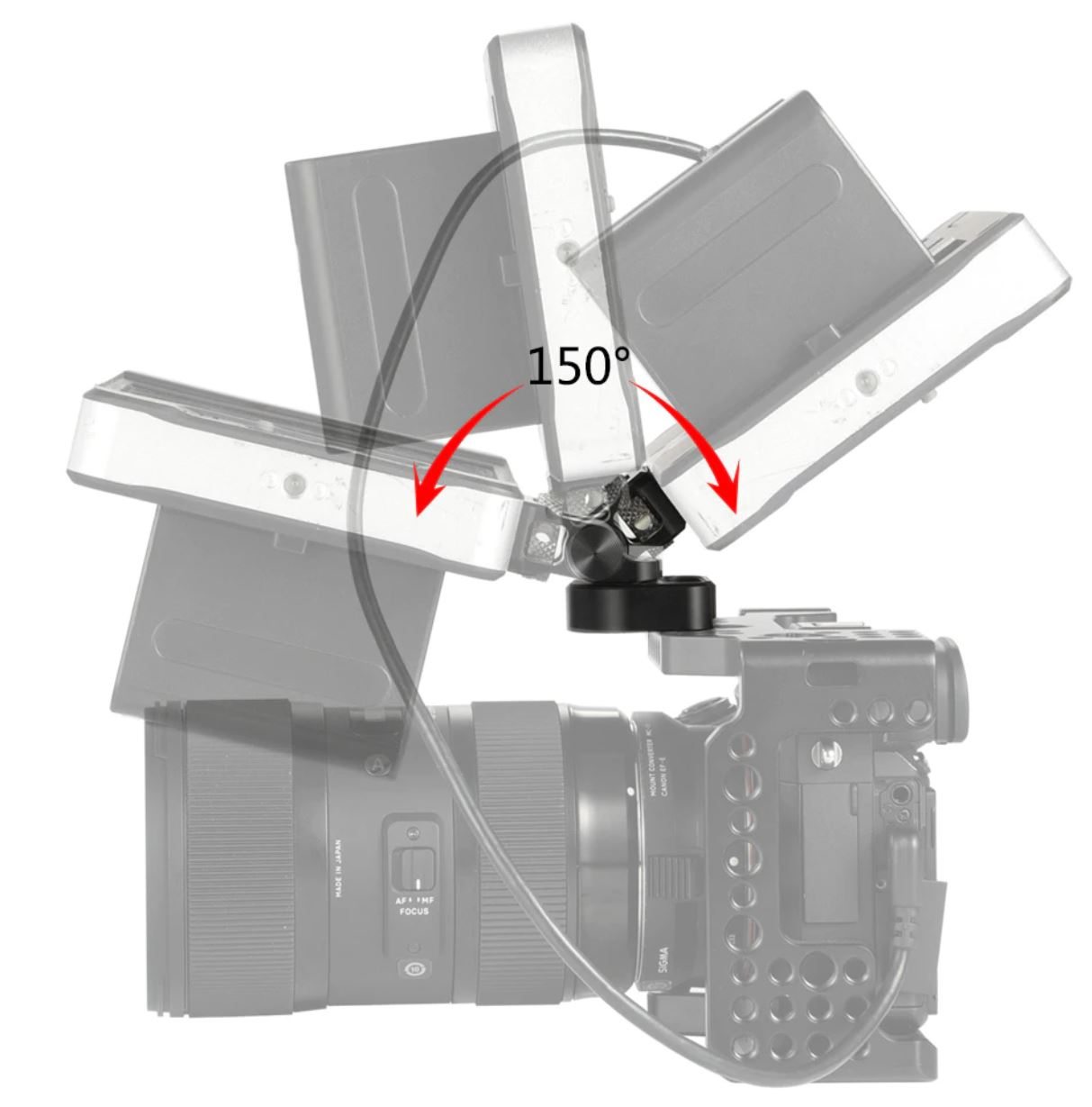 SmallRig Swivel and Tilt Monitor Mount BSE2294 - 4
