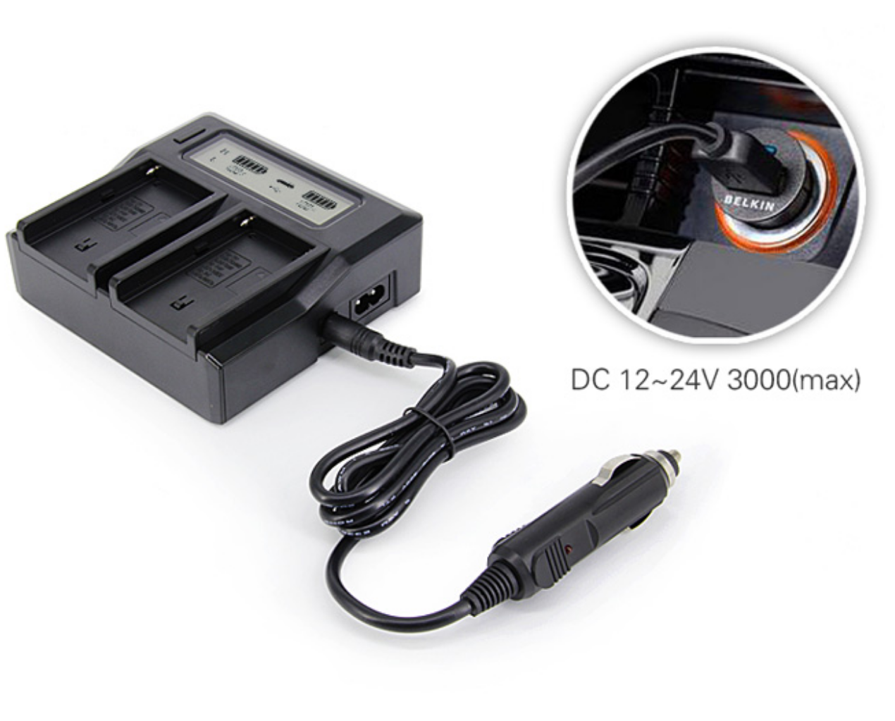 Dual Lcd Charger Usb bp-911 For BP-955  - 4