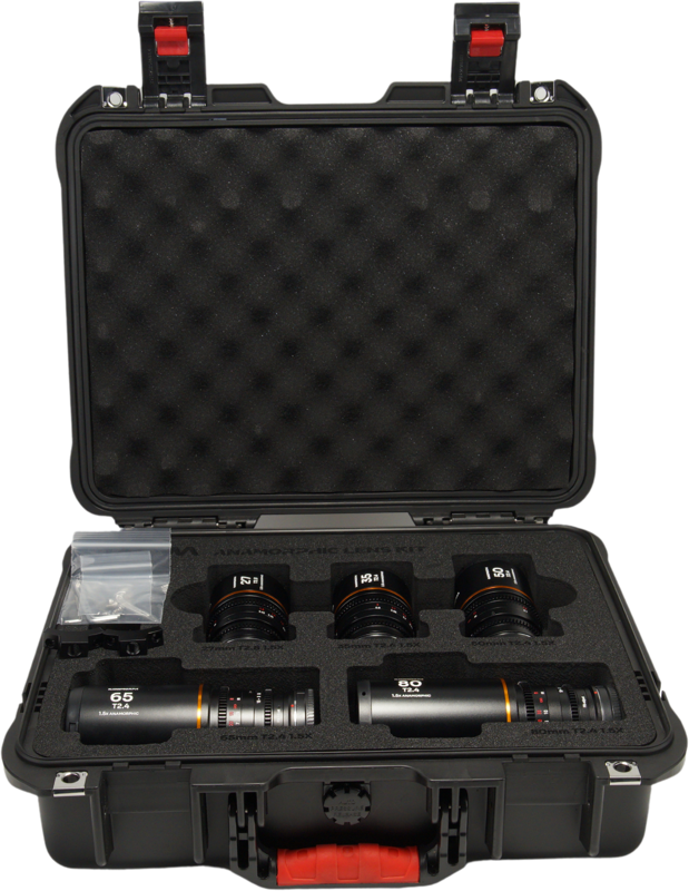 Laowa Nanomorph&nbsp;S35 Prime&nbsp;5-Lens&nbsp;Bundle &nbsp;(27+35+50+65+80mm) Amber  - Canon RF - 6