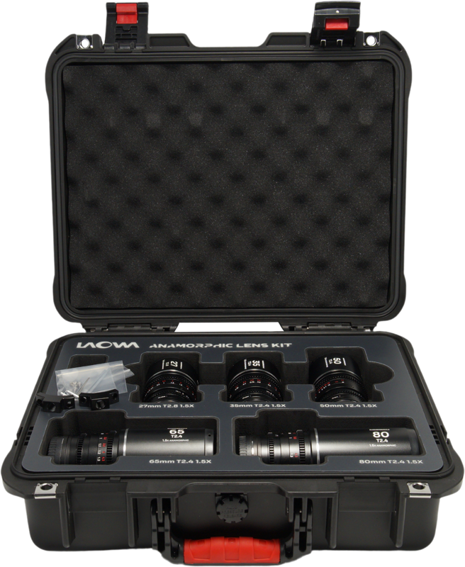 Laowa Nanomorph&nbsp;S35 Prime&nbsp;5-Lens&nbsp;Bundle &nbsp;(27+35+50+65+80mm) Silver - Canon RF - 6