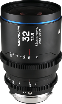 Laowa Nanomorph LF 32mm T2.9 1.5X (Blue) - Arri PL/Canon EF