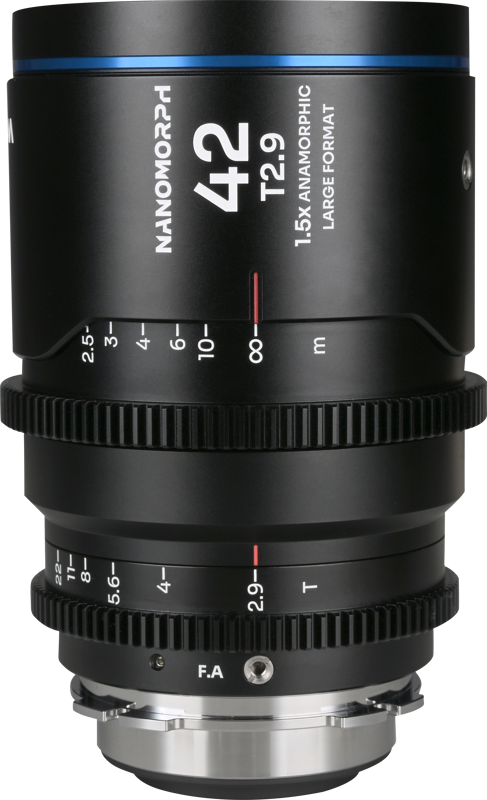 Laowa Nanomorph LF 42mm T2.9 1.5X (Blue) - Arri PL/Canon EF