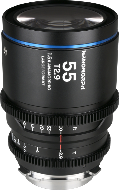 Laowa Nanomorph LF 55mm T2.9 1.5X (Blue) - Arri PL/Canon EF - 2