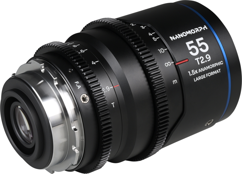 Laowa Nanomorph LF 55mm T2.9 1.5X (Blue) - Arri PL/Canon EF - 4