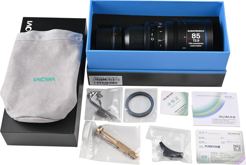 Laowa Nanomorph LF 85mm T2.9 1.5X (Blue) - Arri PL/Canon EF - 5