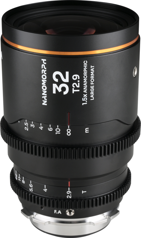 Laowa Nanomorph LF 32mm T2.9 1.5X (Amber) - Arri PL/Canon EF - 2