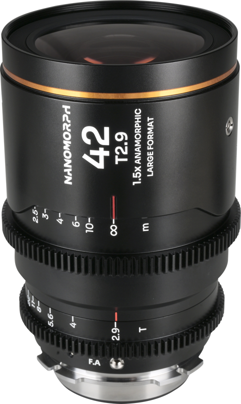 Laowa Nanomorph LF 42mm T2.9 1.5X (Amber) - Arri PL/Canon EF - 2