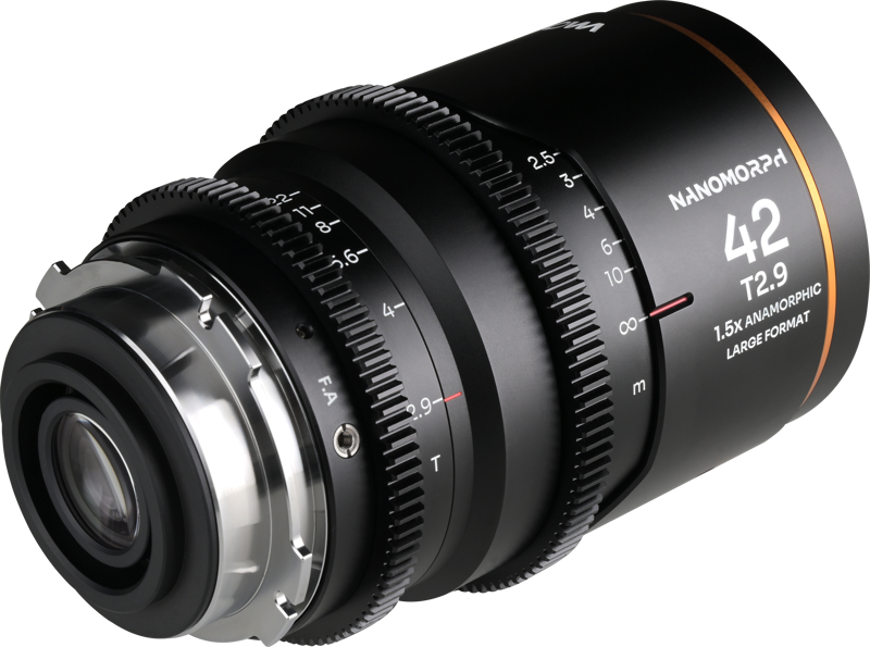 Laowa Nanomorph LF 42mm T2.9 1.5X (Amber) - Arri PL/Canon EF - 4