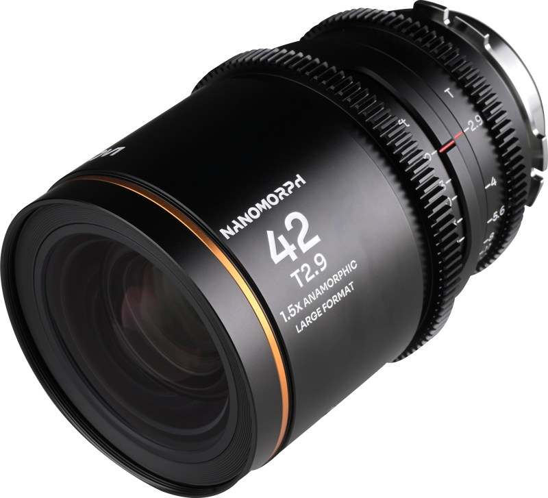 Laowa Nanomorph LF 42mm T2.9 1.5X (Amber) - Arri PL/Canon EF - 3