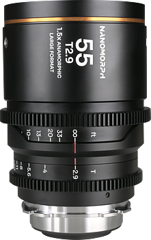 Laowa Nanomorph LF 55mm T2.9 1.5X (Amber) - Arri PL/Canon EF