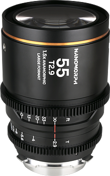 Laowa Nanomorph LF 55mm T2.9 1.5X (Amber) - Arri PL/Canon EF