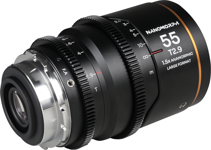 Laowa Nanomorph LF 55mm T2.9 1.5X (Amber) - Arri PL/Canon EF - 4