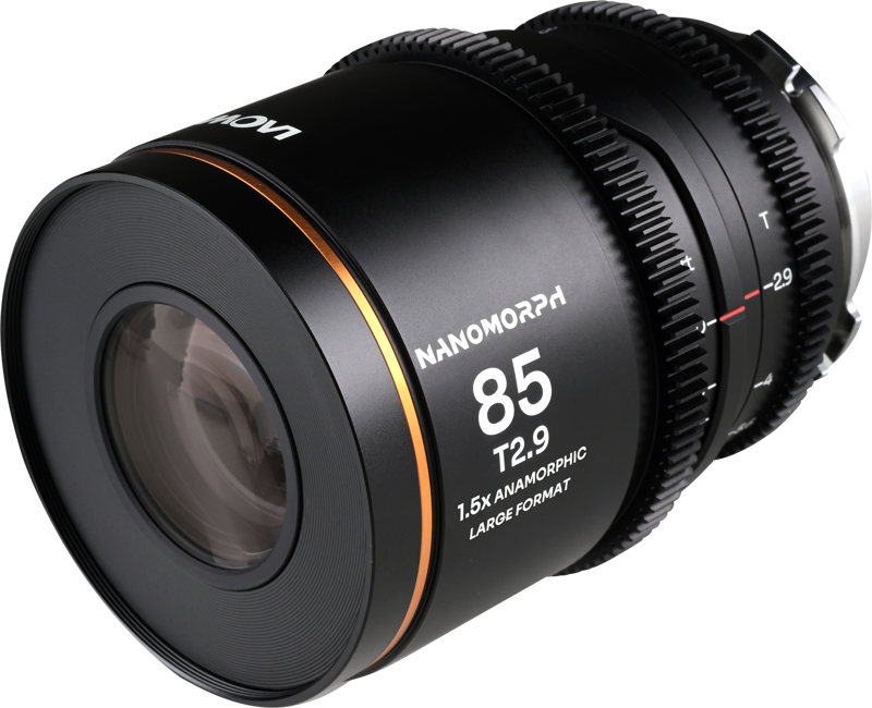Laowa Nanomorph LF 85mm T2.9 1.5X (Amber) - Arri PL/Canon EF - 3
