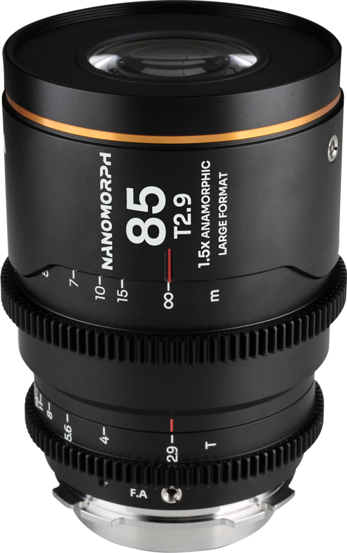 Laowa Nanomorph LF 85mm T2.9 1.5X (Amber) - Arri PL/Canon EF - 2