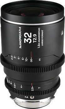 Laowa Nanomorph LF 32mm T2.9 1.5X (Silver) - Arri PL/Canon EF