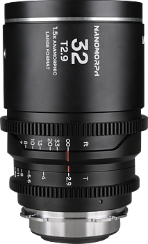 Laowa Nanomorph LF 32mm T2.9 1.5X (Silver) - Arri PL/Canon EF