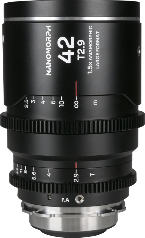 Laowa Nanomorph LF 42mm T2.9 1.5X (Silver) - Arri PL/Canon EF