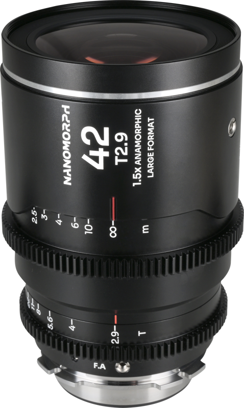 Laowa Nanomorph LF 42mm T2.9 1.5X (Silver) - Arri PL/Canon EF - 2