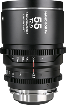 Laowa Nanomorph LF 55mm T2.9 1.5X (Silver) - Arri PL/Canon EF