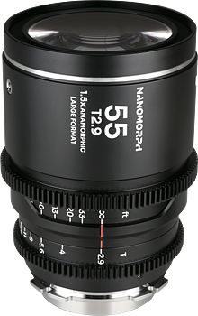 Laowa Nanomorph LF 55mm T2.9 1.5X (Silver) - Arri PL/Canon EF