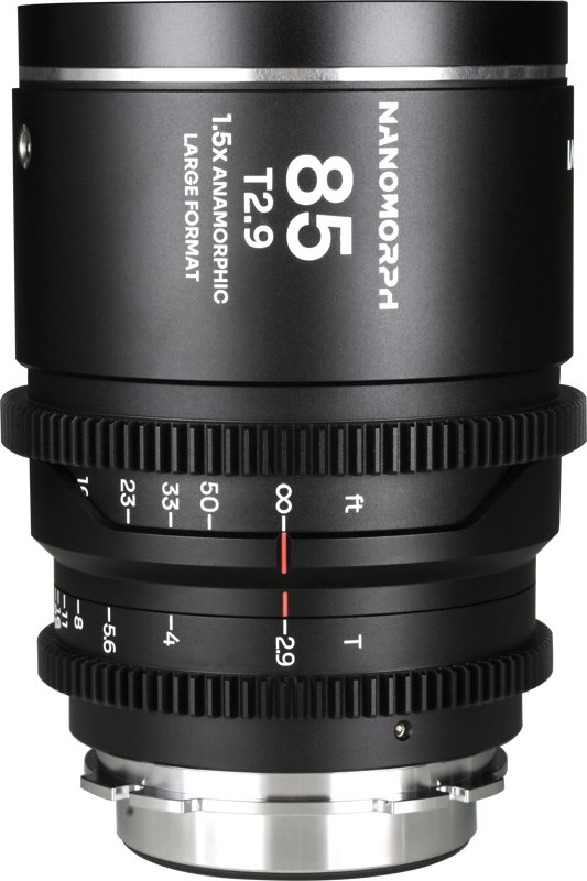Laowa Nanomorph LF 85mm T2.9 1.5X (Silver) - Arri PL/Canon EF
